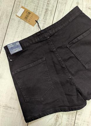 Шорты джинсовые черные женские, шортики м 4