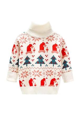 Рождественский свитер новогодняя одежда детская