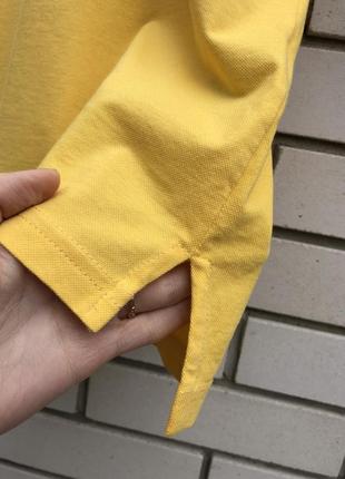 Жовта футболка поло , бавовна polo ralph lauren5 фото