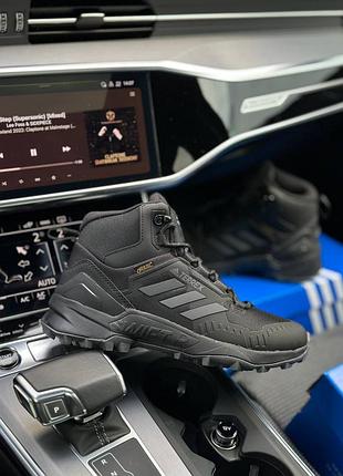 Adidas terrrex swift r gore tex fur all black