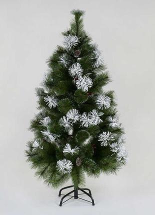Сосна штучна засніжена, з шишками, висота 125 см /1/