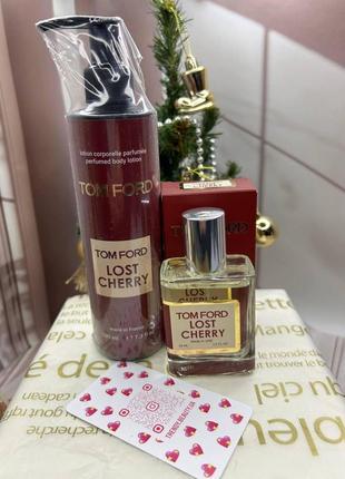 Парфюмерный набор lost cherry (парфюм + лосьон для тела)1 фото
