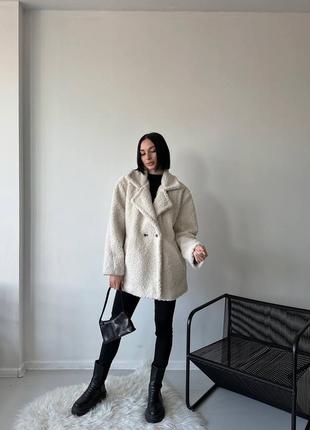 Шуба зимова хутро тедді😍