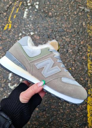 Чоловічі зимові кросівки new balance 574 / smb1 фото