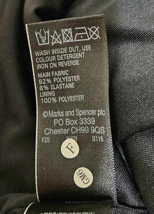 Платье вечернее миди в паетках marks&spencer с длинным рукавом8 фото