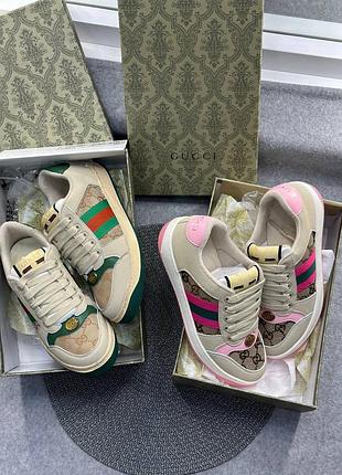 Кроссовки в стиле gucci, люкс качества