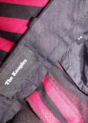 Крутые укороченные брюки в полоску the kooples готические стимпанк6 фото