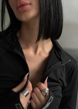 Стильний трендовий дуже теплий жіночий комбінезон на флісі з вирізами для пальчиків 🖤     812/17 фото