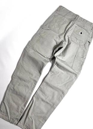 Джинси carhartt / розмір m-l / carhartt wip / чоловічі джинси / світлі джинси / штани carhartt / джинси кархарт / кархарт / штани кархарт /14 фото