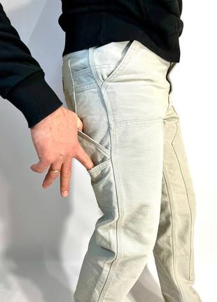 Джинсы carhartt / размер m-l / carhartt wip / мужские джинсы / светлые джинсы / брюки carhartt / джинсы кархарт / кархарт / штаны кархарт /19 фото