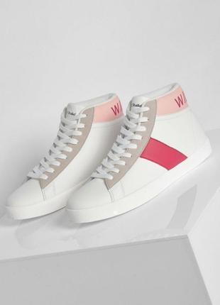 Високі кеди снікери boohoo