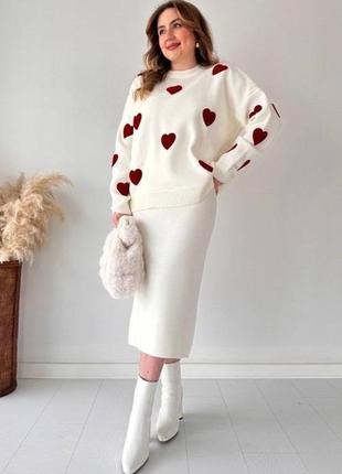 Женский костюм двуйка юбка кофта, теплый костюм,женский костюм двойка и кофта,...