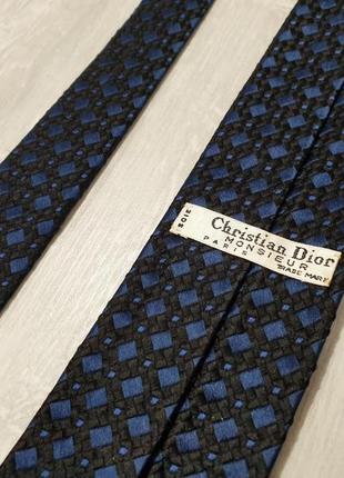 Шёлковый галстук christian dior3 фото