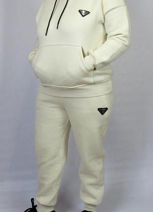 Теплый женский костюм на флисе, р. xxl