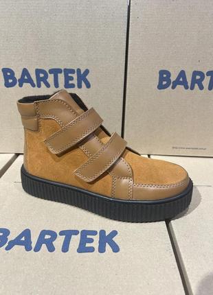 Черевики bartek 003/рудий1 фото