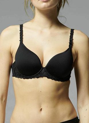Чорний комфортний дихаючий бюстгальтер simone perele andora