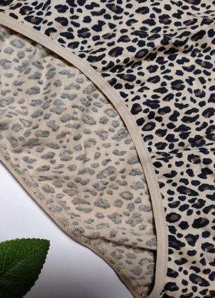 Новые леопардовые котоновые трусики, eur 42/442 фото