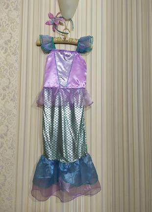 Карнавальное платье русалочки русалочки платья платье1 фото