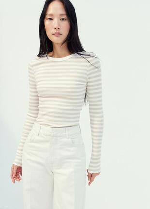 Базовий лонг у смужку h&m
