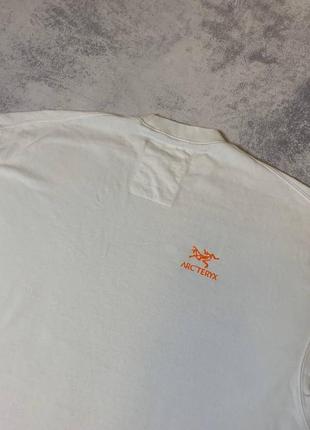 Jil sander &amp; arc'teryx мужская белоснежная футболка8 фото