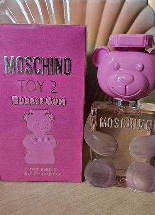 Парфюмированная вода moschino toy bubble gum розовый 100 мл