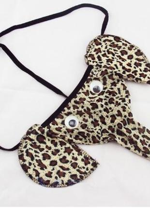 Трусики слоники чоловічі універсальний леопардовий