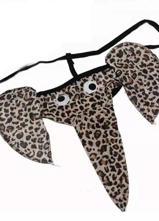 Трусики слоники чоловічі універсальний леопардовий