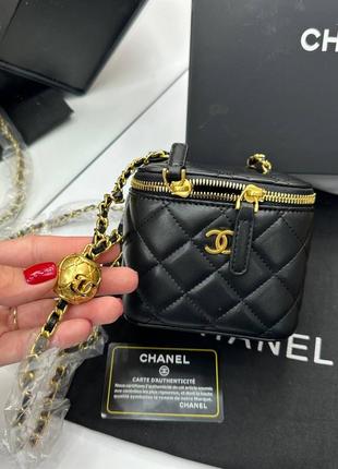 Сумка кожаная в стиле шанель chanel