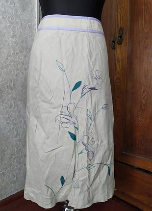 Льняная юбка