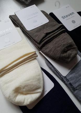 Жіночі тонкі вовняні шкарпетки steven4 фото