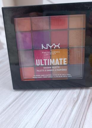 Nyx professional makeup ultimemate shadow paletteпалетка теней для век и пигментов для лица

festival