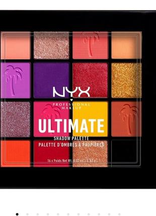 Nyx professional makeup ultimate shadow paletteпалетка тіней для повік і пігментів для обличчя

festival3 фото