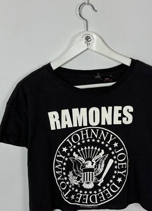 Ramones x h&amp;m женский топ рамонос рок мерч rock merch2 фото