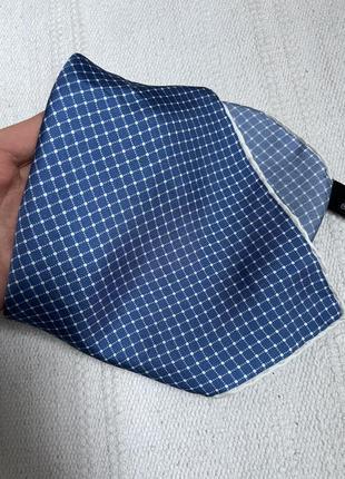 Шовкова хустка/хустинка 30х30, шовковий платок на сумку, для волосся/pocket square scarf/neckerchief, кишеньковий нагрудний платок4 фото