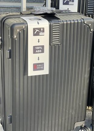 Качественный чемодан из абс пластика, удобная кладь,двойные колеса,чемодан,дорожняя сумка5 фото