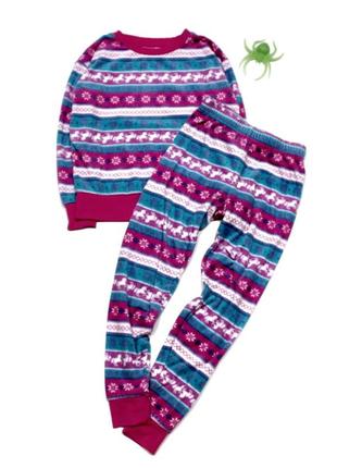 Пижама теплая велюровая dunnes stores 7-8 лет