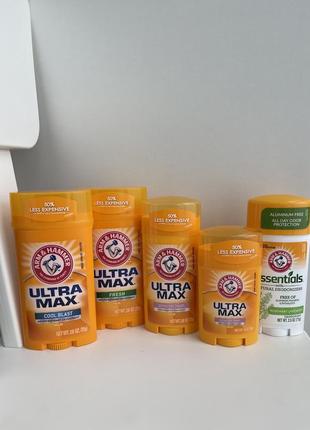 Arm & hammer , ultramax , essentials , дезодорант- антипреспірант