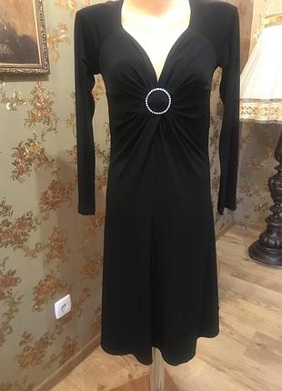 Чорне плаття якості люкс туреччина 46р.