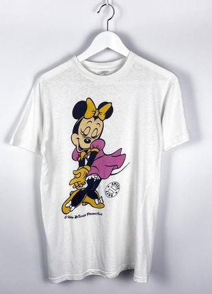 Винтажная футболка из мини маус minne mouse disney десней мультик1 фото