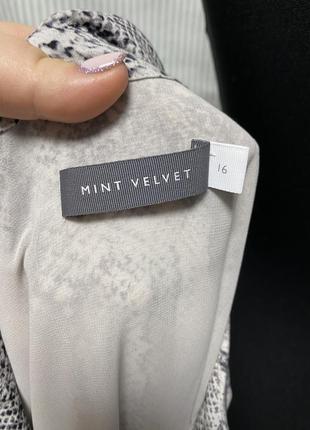 Женское платье макси с животным принтом mint velvet8 фото