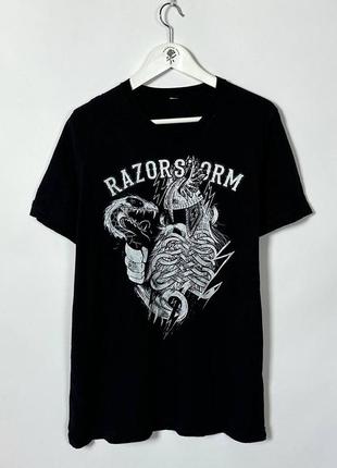 Футболка razorstorm рок мерч викинги rock vinings скандинавия