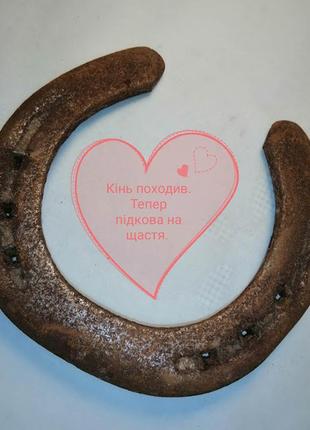 Підкова справжня що носив кінь. оберіг.