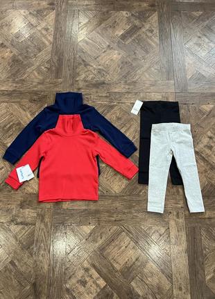 Новые гольфики, гольфы, водолазки carter's, 2 шт, размер 2t9 фото