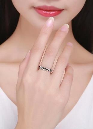 Женское мужское регулируемое кольцо кольцо кольцо из серебра 925 пробы, цепь, круглое, ювелирные изделия, украшения, подарок3 фото