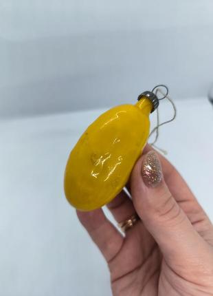 Игрушка на елку украшение на елку ссср огурец