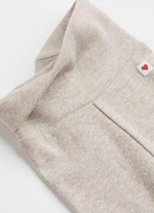 Хлопковый комплект для младенцев: боди, шапочка и штанишки h&m4 фото