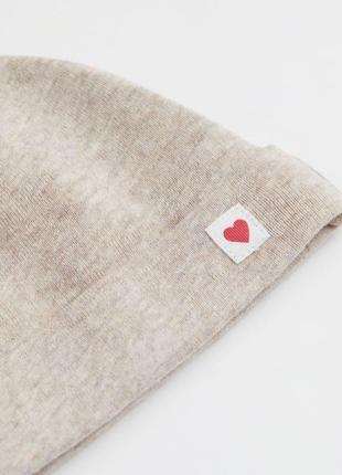 Хлопковый комплект для младенцев: боди, шапочка и штанишки h&m5 фото