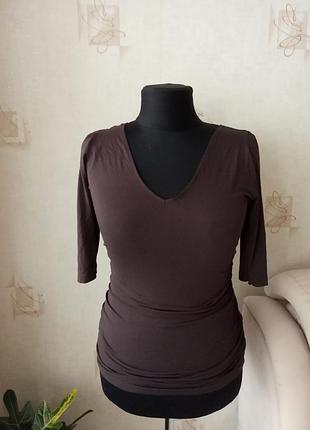 Натуральний лонгслив, сексі, декольте