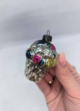 Игрушка на елку сср украшение для елки елочное украшение срс корзинки с цветами