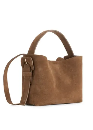 Замшева сумка arket 11955344 фото